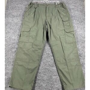 5.11 Tactical Series Pants Mens 38x30 Green Cargo Utility Security Police Work